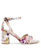 Sandały damskie - Sergio Bardi Sandały WYL3402-8ZA-SB Czerwony - miniaturka - grafika 1