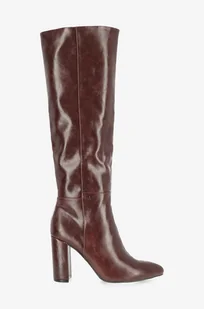 Mexx kozaki KRYSTAL INDY damskie kolor bordowy na słupku MIQL1801143W-01 - Kozaki damskie - miniaturka - grafika 1