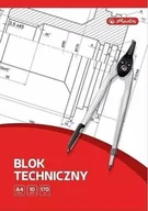 Szkolne artykuły papiernicze - Blok techniczny A410k biały (20szt) Herlitz - artykuł papierniczy - miniaturka - grafika 1