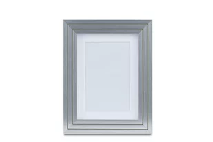 Ramka OHION srebrny / 13x18 / drewno/szkło - Ramki na zdjęcia - miniaturka - grafika 1