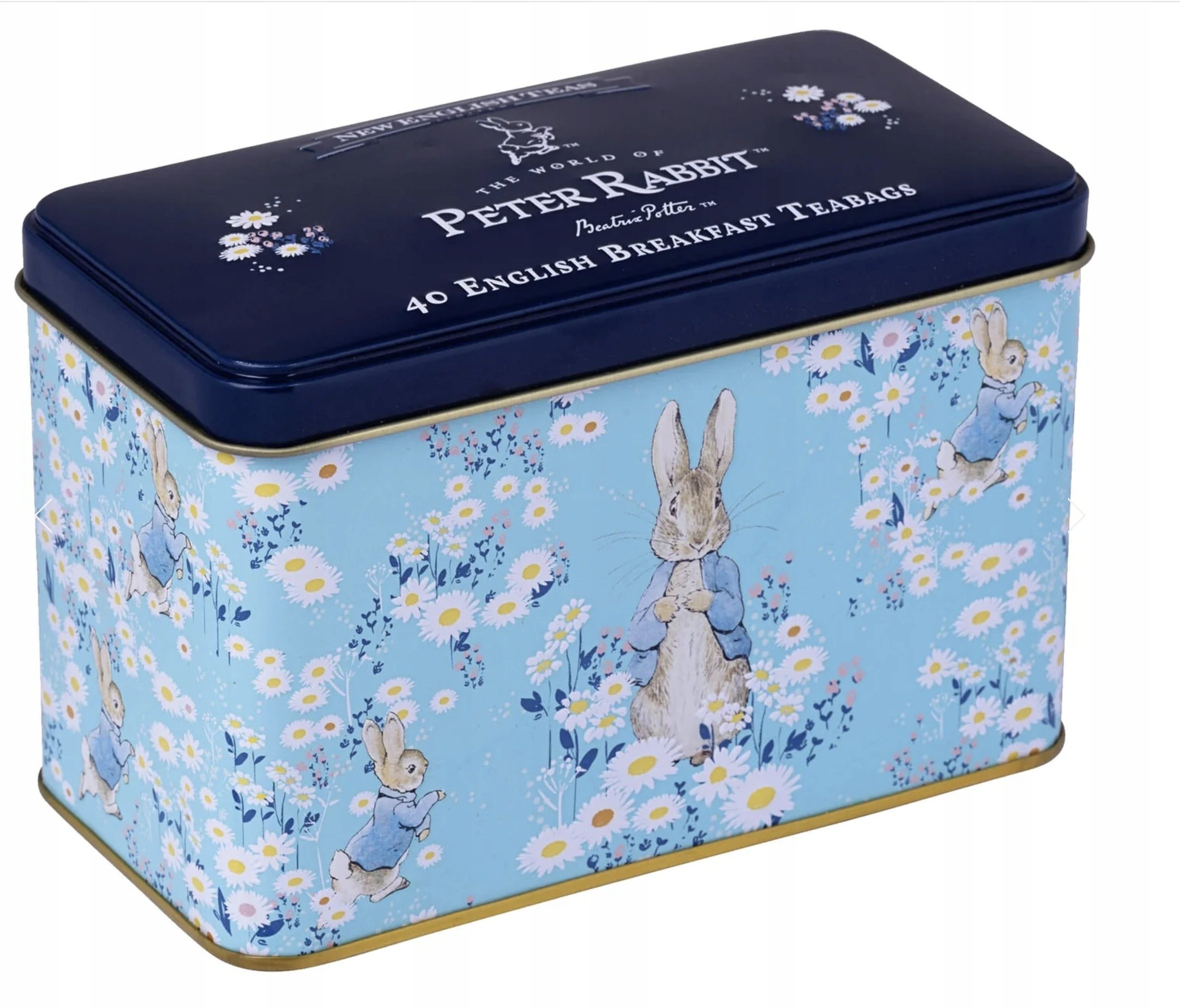 New English Teas Peter Rabbit English Breakfast Tea Puszka Herbata 40 szt