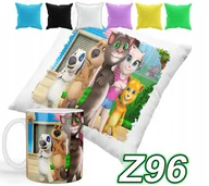 Gadżety dla niej i dla niego - ZESTAW KUBEK +POSZEWKA Z NADRUKIEM PREZENT GADAJĄCY KOT +IMIĘ - miniaturka - grafika 1