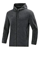 Kurtki męskie - JAKO Jako Premium Basics męska kurtka z kapturem, antracyt melanż, 3XL 6829 - miniaturka - grafika 1