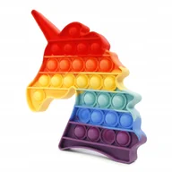 Zabawki sensoryczne - PUSH BUBBLE POP IT Jednorożec ZABAWKA ANTYSTRESOWA - miniaturka - grafika 1