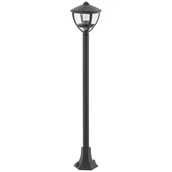 Lampy ogrodowe - Lampa zewnętrzna stojąca słupek ogrodowy nowoczesny czarny Nowodvorski AMELIA - miniaturka - grafika 1