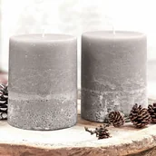 Świece - Świeca, zestaw 2 szt. Oviedo - miniaturka - grafika 1