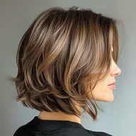 Pozostałe akcesoria fryzjerskie - TEMU Peruka z Naturalnych Włosów dla Kobiet – Beżowy do Jasnobrązowy Ombre Bob, 180% Gęstość, Koronka Przednia, Krótkie Włosy na Codzień i Specjalne - miniaturka - grafika 1