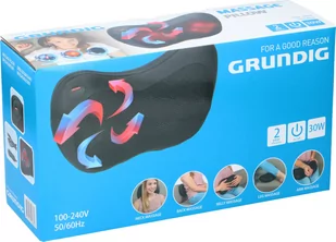 Poduszka masująca masażer ciała do szyi karku pleców nóg GRUNDIG 30W - Akcesoria do masażu - miniaturka - grafika 3