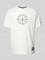 Koszulki męskie - T-shirt z nadrukiem z logo - miniaturka - grafika 1