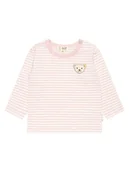Kaftaniki dla niemowląt - Steiff Koszulka w kolorze jasnoróżowo-kremowym - miniaturka - grafika 1