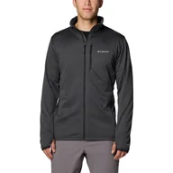Bluzy męskie - Męska bluza polarowa Columbia Park View Fleece Full Zip black heather - M - miniaturka - grafika 1