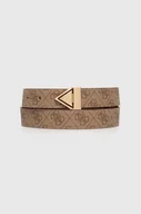 Paski - Guess pasek dwustronny ECO ERICA damski kolor brązowy BW9142 P4330 - miniaturka - grafika 1