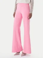 Spodnie damskie - Rinascimento Spodnie palazzo CFC0127878003 Różowy Wide Leg - miniaturka - grafika 1