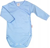 Body dla niemowląt - Body KOPERTOWE WCZEŚNIAK J. NIEBIESKIE r 50 KLEKLE - miniaturka - grafika 1