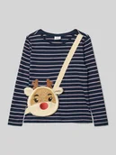 Koszulki dla dziewczynek - Bluzka z długim rękawem o kroju regular fit z mieszanki dżerseju i bawełny - miniaturka - grafika 1