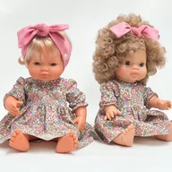 Domki dla lalek - Sukienka  W Kwiaty Dla Lalek Miniland 38Cm I Paola Reina - miniaturka - grafika 1