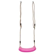 Place zabaw - 4IQ Siedzisko huśtawki regulowane jasno różowe 9 x 42 x 17 cm - miniaturka - grafika 1