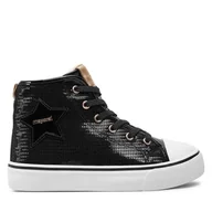 Buty dla dziewczynek - Trampki Mayoral 46493 Czarny - miniaturka - grafika 1