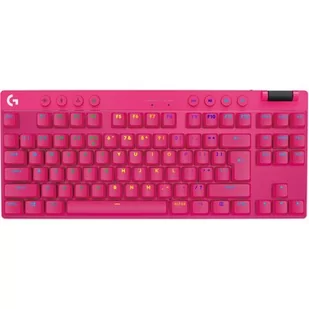 LOGITECH G PRO X TKL Lightspeed Magenta - Klawiatury - miniaturka - grafika 1