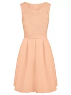 Sukienki - ApartFashion Damska sukienka ślubna, morelowa, normalna, morela, 42 - miniaturka - grafika 1