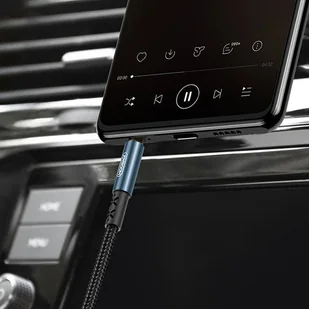 Joyroom kabel audio stereo AUX 3,5 mm mini jack 1,5 m ciemnoniebieski (SY-15A1) - Kable USB - miniaturka - grafika 4