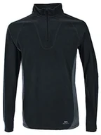 Zestawy męskiej odzieży sportowej - Trespass Thriller, Black X, XS, zestaw bazowy (spodnie i top z długim rękawem) 160 g/m² dla dorosłych, unisex, XS, czarny - miniaturka - grafika 1