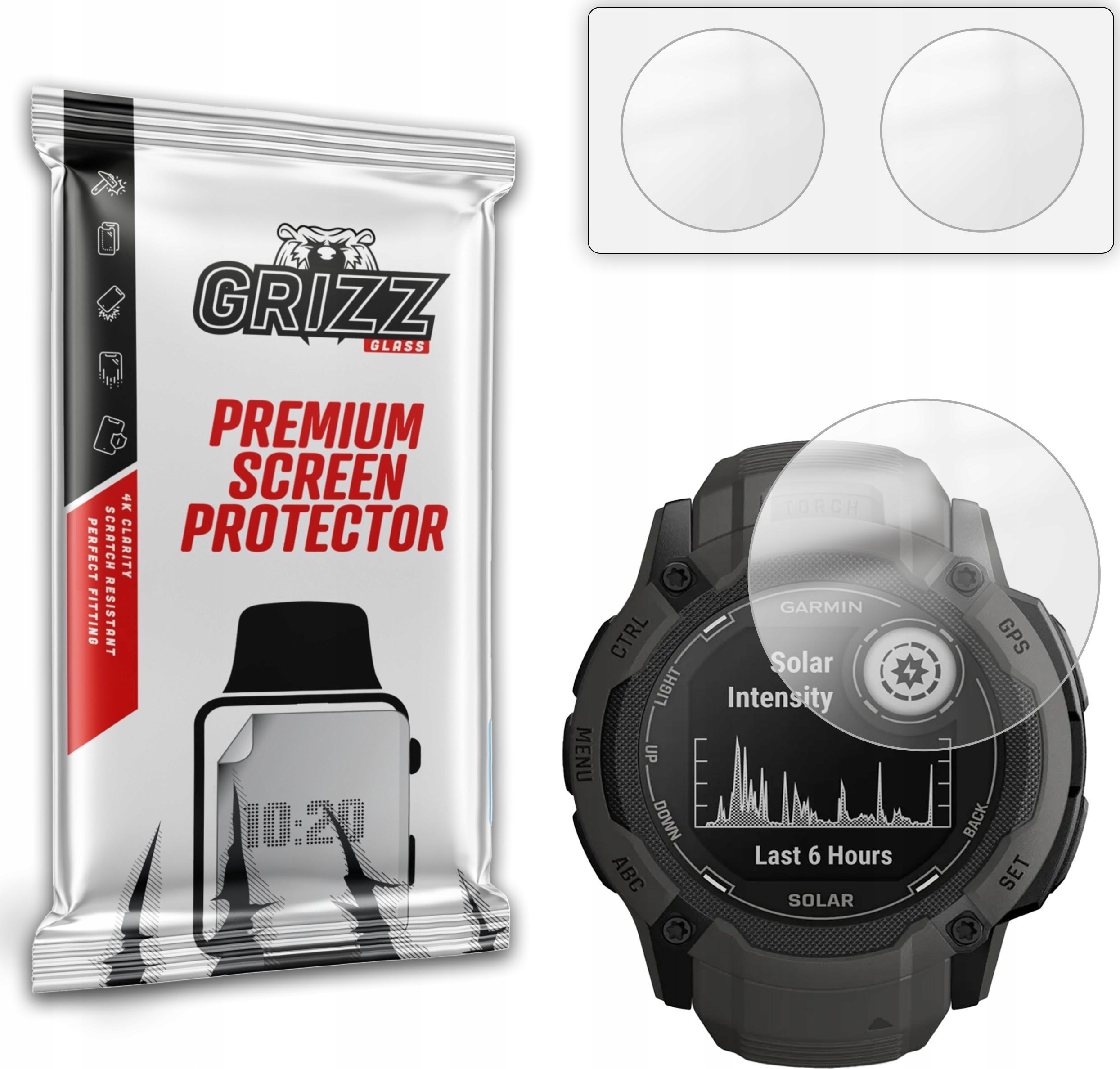 Folia matowa GrizzGlass PaperScreen do Garmin Instinct 2X 50mm