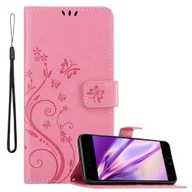 Etui i futerały do telefonów - Etui Cadorabo do Apple iPhone 7 / 7S / 8 / SE 2020 etui ochronne w kolorze różowym pokrowiec ochronny etui na telefon komórkowy kwiaty - miniaturka - grafika 1