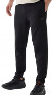 Spodnie dresowe treningowe bawełniane męskie 4F M0784 z odblaskiem R. XL - Dresy męskie - miniaturka - grafika 1