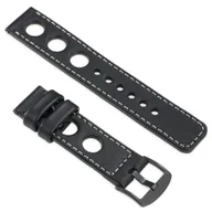 Akcesoria do smartwatchy - moVear Polski Elegancki Skórzany pasek 26mm rozmiar M/L do zegarka smartwatcha | Czarny uBand R1 Standard 1384-uniw - miniaturka - grafika 1
