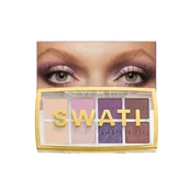 Cienie do powiek - SWATI Cosmetics Lenses Eye Shadow Palette Amethyste - miniaturka - grafika 1