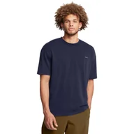 Koszulki sportowe męskie - Męski t-shirt z nadrukiem Under Armour UA M Hw Os Logo Wash Ss - granatowy - UNDER ARMOUR - miniaturka - grafika 1