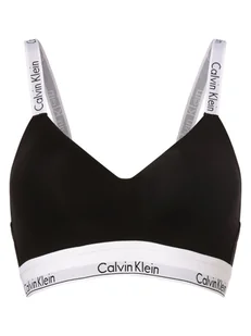 Calvin Klein - Damski biustonosz z wypełnieniem, czarny - Biustonosze - miniaturka - grafika 1