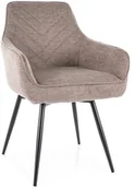 Fotele - Krzesło fotelowe SERVIO BREGO beżowe - miniaturka - grafika 1