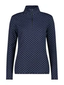 Koszulki sportowe damskie - CMP Koszulka funkcyjna w kolorze granatowo-białym - miniaturka - grafika 1