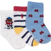 Skarpetki dla dzieci - POLO RALPH LAUREN Skarpety 3-pack - miniaturka - grafika 1