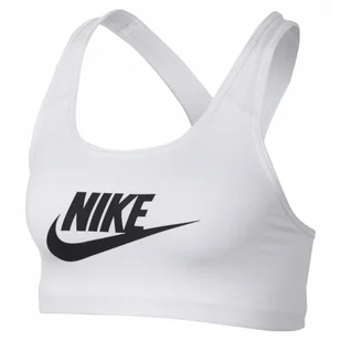 Stanik Sportowy Nike Bra Swoosh Futura - Bielizna sportowa damska - miniaturka - grafika 1