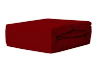 Prześcieradła - Darymex D.GRUCA I R.RĄCZKA SPÓŁKA JAWNA Prześcieradło z gumką, Frotte, 80x140 cm, bordowe - miniaturka - grafika 1
