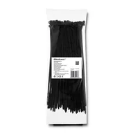 Pozostałe akcesoria sieciowe - QOLTEC Opaski zaciskowe 4.8x250mm nylon UV 100szt. czarne (52206) - miniaturka - grafika 1