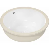 Umywalki - HANSGROHE 60151450 Xuniva S Umywalka podblatowa 35x35 bez otworu na baterię, z przelewem - miniaturka - grafika 1