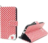 Etui i futerały do telefonów - Etui na telefon komórkowy Samsung Galaxy J5 Polka Dot Red - miniaturka - grafika 1
