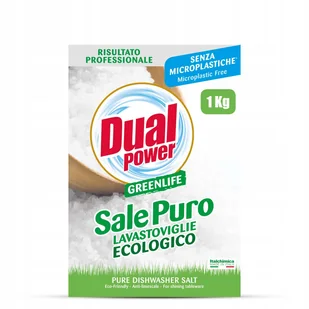 Dual Power DUAL POWER ECO Sól do zmywarki, GREENLIFE, 1kg 8054633838372 - Środki do zmywarek - miniaturka - grafika 1