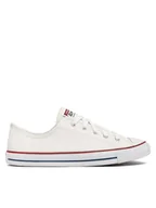 Trampki damskie - Converse Trampki Chuck Taylor All Star Dainty Ox 564981C Biały - miniaturka - grafika 1