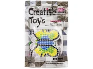 Prace ręczne dla dzieci - Koraliki Do Prasowania, Prasowanka, Szablon, Saszetka Motyl Z Czarną Obwódką - miniaturka - grafika 1