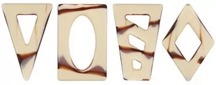 DEKORACJE CZEKOLADOWE Ażurki duże mix czekolad "Art Decor" 4 szt. - Dodatki do ciast w proszku - miniaturka - grafika 1