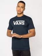 Koszulki męskie - Vans T-Shirt Classic VN000GGGNAV1 Granatowy Classic Fit - miniaturka - grafika 1
