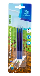 Zestaw Wkłady Wymazywalne Niebieskie 0,6Mm Astrapen Oops! Pixelone 3 Sztuki - Wkłady do długopisów - miniaturka - grafika 1