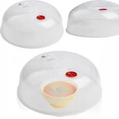 Akcesoria i części do mikrofalówek - POKRYWA DO MIKROFALI PLASTIKOWA OSŁONA DO PODGRZEWANIA JEDZENIA W MIKROFALI - miniaturka - grafika 1