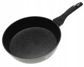 Patelnie - PATELNIA Głęboka MARMUROWA 26cm Nieprzywierająca INDUKCJA Gaz 2305 - miniaturka - grafika 1