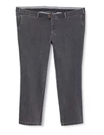 Spodenki męskie - EUREX by BRAX Męskie spodnie jeansowe, zwężane, styl Jim bawełna, szary, 45W x 34L - miniaturka - grafika 1